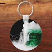 Groen vloeibaar gasbekergas sleutelhanger (Voorkant)