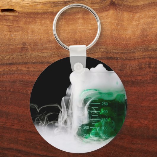 Groen vloeibaar gasbekergas sleutelhanger (Voorkant)