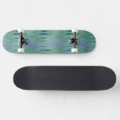 Groen vloeibaar metallisch effect skateboard (Horizontaal)