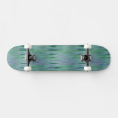 Groen vloeibaar metallisch effect skateboard (Horizontaal)