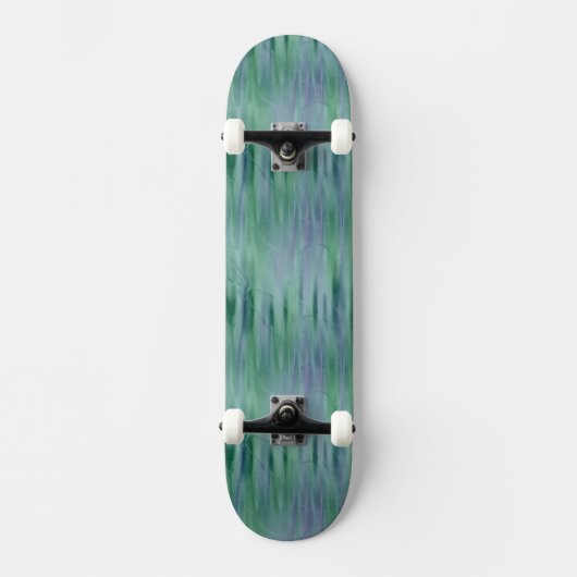 Groen vloeibaar metallisch effect skateboard (Voorkant)