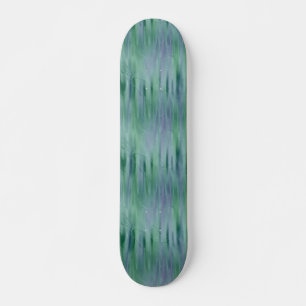 Groen vloeibaar metallisch effect skateboard