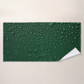Groen vochtig badhanddoek (Badhanddoek)