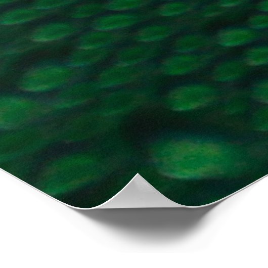 Groen vochtig poster (Hoek)