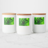 groen voedselcontainer etiket (Flessen)