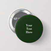 Groen Voeg Jouw tekst toe Blanco Sjabloon Ronde Button 5,7 Cm (Voorkant /achterkant)