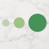 Groen Voetbal Sport Jongen Jersey Kinder Tafel Con Confetti (Achterkanten)