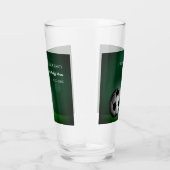 Groen Voetbal Verjaardag / vrijgezellenfeest Glas (Rechts)