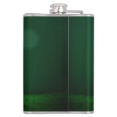 Groen Voetbal Verjaardag / vrijgezellenfeest Heupfles (Achterkant)