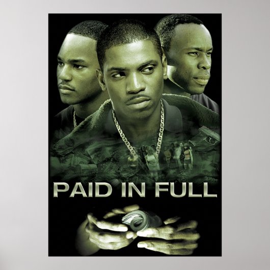 groen, volledig betaald poster (Voorkant)