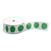 Groen volleyball Crossgrain Ribbon Grosgrain Lint (Spoel)