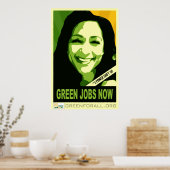 Groen voor Al Poster (Keuken)