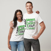 Groen voor Hero 2 Husband Nierziekte T-shirt (Unisex)
