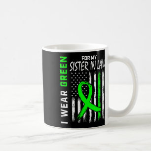 Groen voor mijn zuster in Law Kidney Disease Aware Koffiemok