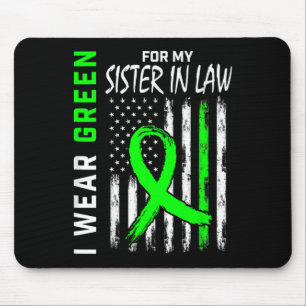 Groen voor mijn zuster in Law Kidney Disease Aware Muismat