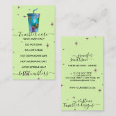 Groen voor trommelzorg visitekaartje (Voorkant / Achterkant)