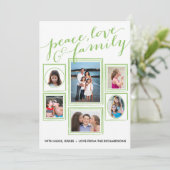 Groen voor vrede, liefde en familie (Staand voorkant)