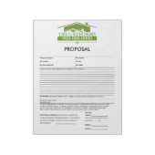 Groen voorstel voor een routekaart notitieblok (Linkerzijde)