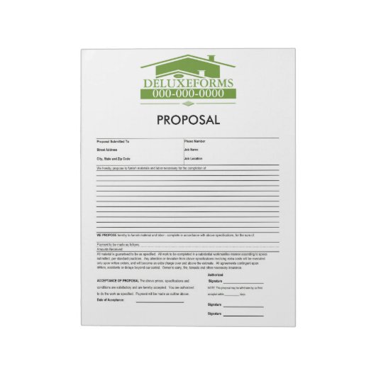 Groen voorstel voor een routekaart notitieblok (Linkerzijde)