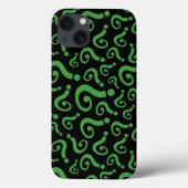 Groen vraagteken Case-Mate iPhone case (Achterkant)