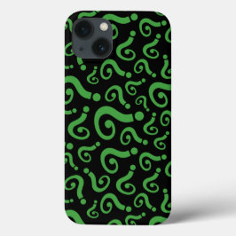 Groen vraagteken Case-Mate iPhone case