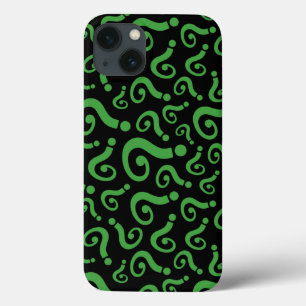 Groen vraagteken Case-Mate iPhone case
