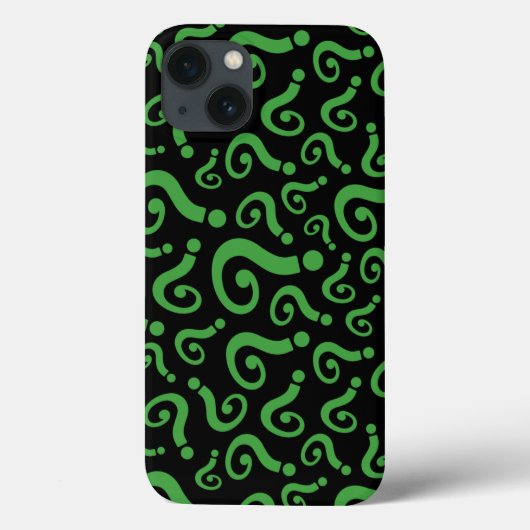 Groen vraagteken Case-Mate iPhone case (Achterkant)
