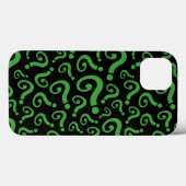 Groen vraagteken Case-Mate iPhone case (Achterkant (horizontaal))
