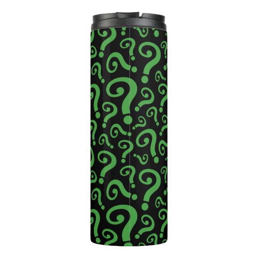 Groen vraagteken thermosbeker (Achterkant)