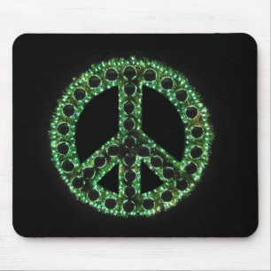 groen vredesbord mousepad muismat