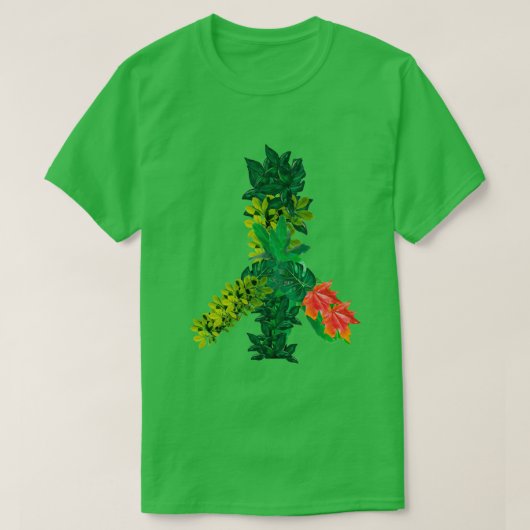 Groen Vredesbord T-shirt (Design voorkant)