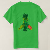 Groen Vredesbord T-shirt (Design achterkant)