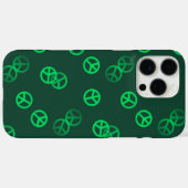 Groen vredesgebarentaal Case-Mate iPhone case (Achterkant (horizontaal))
