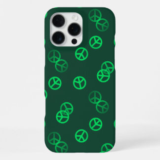 Groen vredesgebarentaal iPhone 16 pro max hoesje