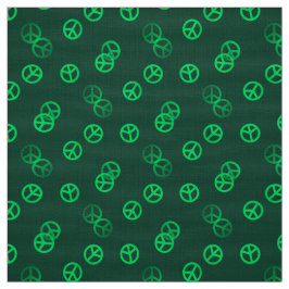 Groen vredesteken stof