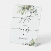 Groen Vrijgezellenfeest Cadeaus en Kaarten Teken Reclamebord Met Voetstuk (Voorkant)