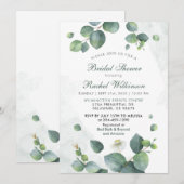 Groen Vrijgezellenfeest Eucalyptus Succulent Kaart (Voorkant / Achterkant)