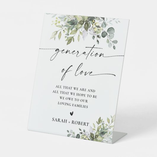 Groen Vrijgezellenfeest Generatie van het Levend t Reclamebord Met Voetstuk (Voorkant)