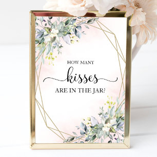 groen Vrijgezellenfeest hoeveel kussen teken Poster