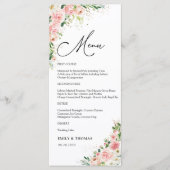 Groen Vrijgezellenfeest Menu (Voorkant)