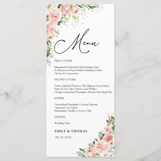 Groen Vrijgezellenfeest Menu