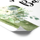 Groen Vrijgezellenfeest met taco-balie Poster (Hoek)