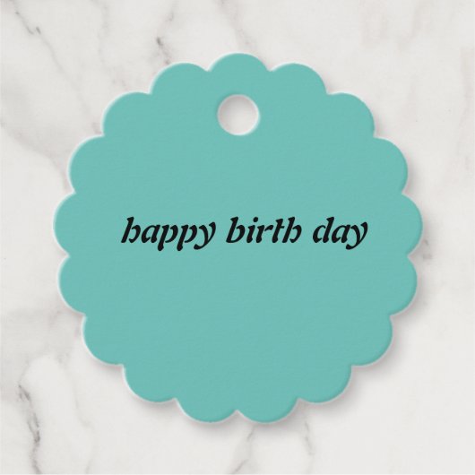 GROEN vrolijke geboortedag cadeau cadeau cadeau la Bedankjes Labels (Voorkant)