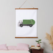Groen vuilnis Vrachtboeien Bedroegdecor Hangend Wandkleed (Slaapkamer)