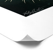 Groen vuurwerk poster (Hoek)