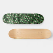 Groen wandeffect en donkerste bubbels? persoonlijk skateboard (Horizontaal)