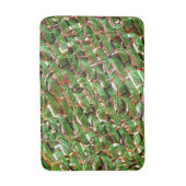 Groen wandeffect en zeepelt zalmkleur? badmat (Voorkant Verticaal)