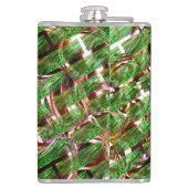 Groen wandeffect en zeepelt zalmkleur? heupfles (Achterkant)