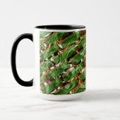 Groen wandeffect en zeepelt zalmkleur? mok (Links)