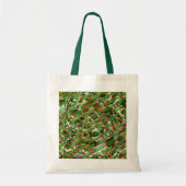 Groen wandeffect en zeepelt zalmkleur? tote bag (Voorkant)